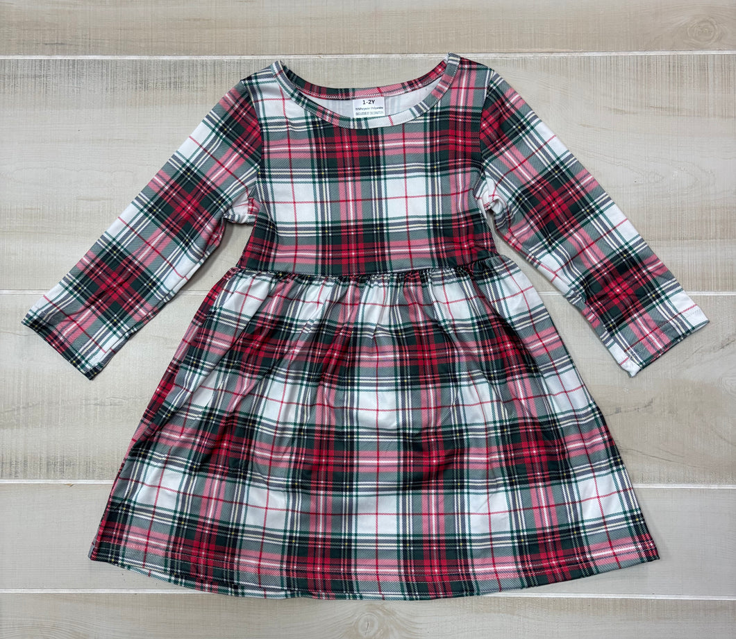 Red & Green Christmas dress
