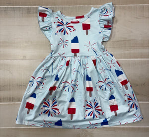 4th of July popsicle dress