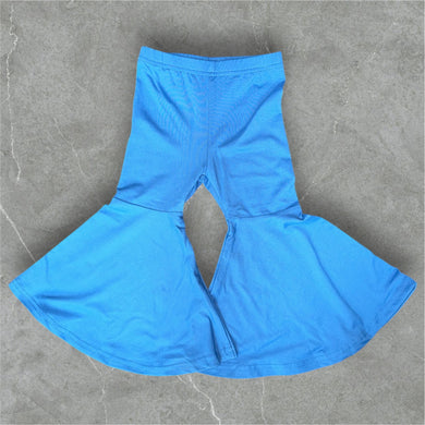 Stretchy sky blue bell pants
