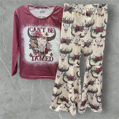 Can't be tamed longhorn bell outfit